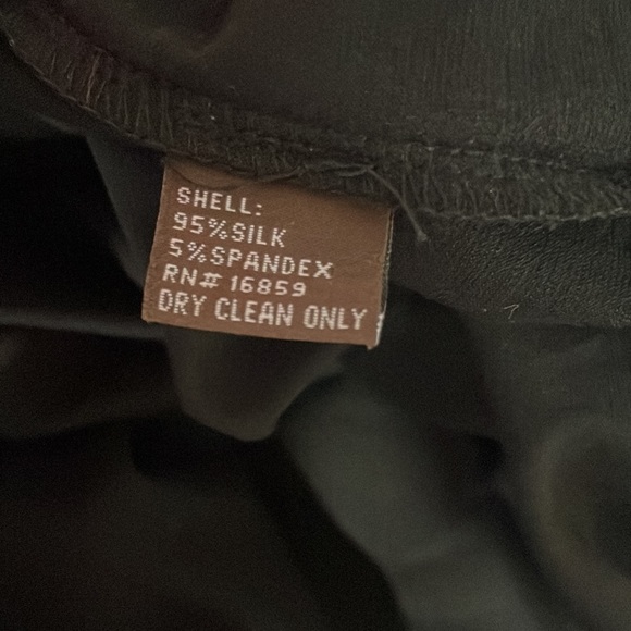 J. McLaughlin black silk wrap dress - Picture 6 of 6